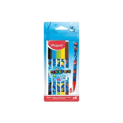 Maped flomaster ocean deco 1/6 ( m845700 ) Slike