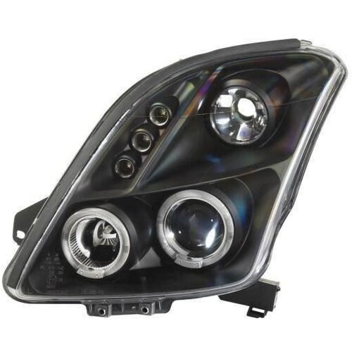 Oem Kristalni farovi Angel Eyes SUZUKI SWIFT (05-10), Crni Cene