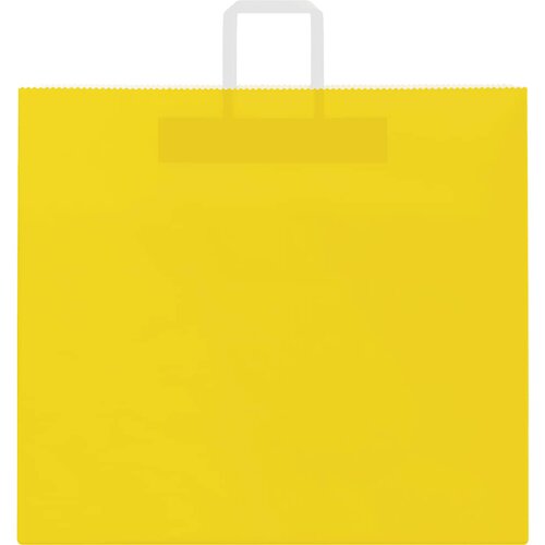  Papirnate vrećice 50 kom s ručkama žute 54x15x49 cm Slike
