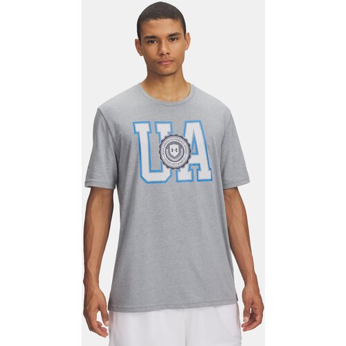 Under Armour Men's T-shirt UA COLLEGE CREST LOGO SS-GRY - Men's Cijene