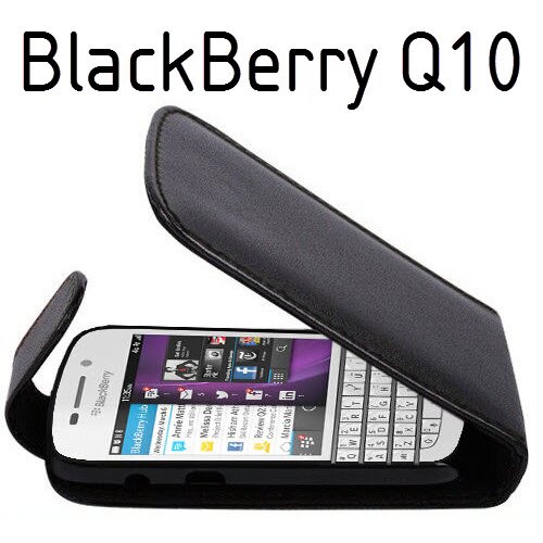  Preklopni etui / ovitek / zaščita za BlackBerry Q10 - črni Cene