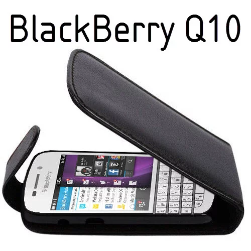  Preklopni etui / ovitek / zaščita za BlackBerry Q10 - črni