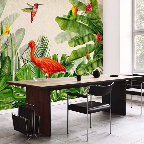  Foto tapeta - Exotic Birds - Third Variant 200x140 Cene