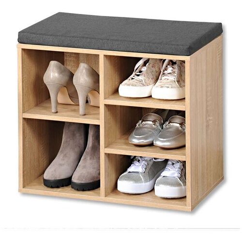 Kesper KSP15925 mini cipelarnik hrast sa jastukom za sedenje 51.5 x 48 x 29,5 cm Cene