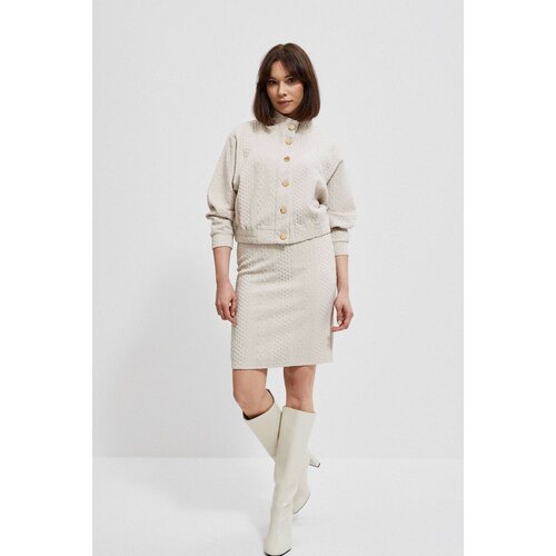 Moodo Braid-embossed skirt Slike
