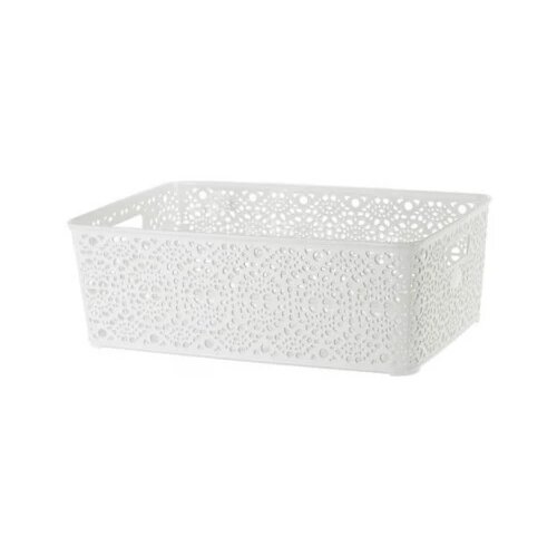 Korpa čipkasta 39x27x14cm Cene