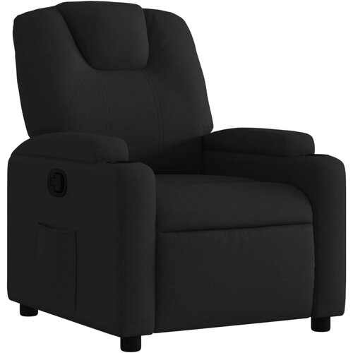 Maison Chic Naslanjač - Relax naslanjač iz črnega blaga, (22042119) Cene