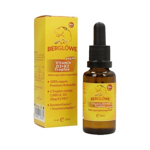 Berglöwe kapljice vitamina D3 + K2 Cene