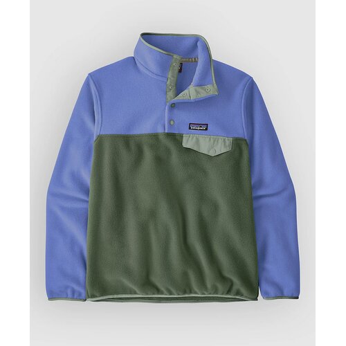 Patagonia LW Synch Snap-T Half-Zip Fleece Sweater canopy green Cene