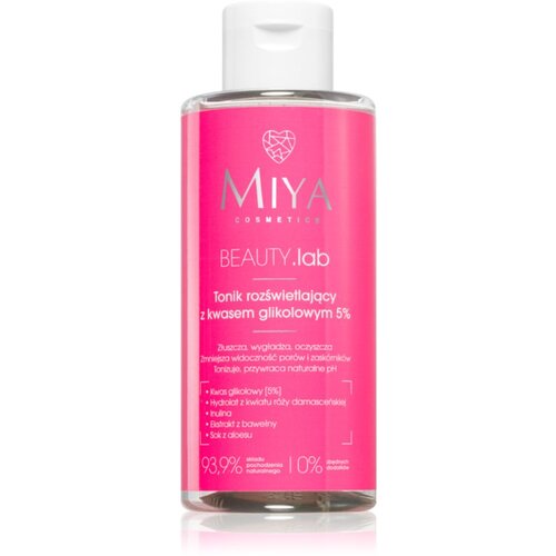 MIYA Cosmetics BEAUTY.lab posvjetljujući tonik 150 ml Slike