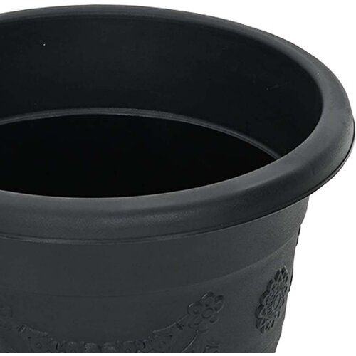 Saksije za biljke 24 pcs Crna &amp;Oslash; 26 x 21.5 cm Plastika Slike