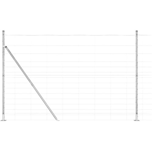  Zavareno žičano ogradno mreža s betonskom podlogom 25 x 1,6 m Slike