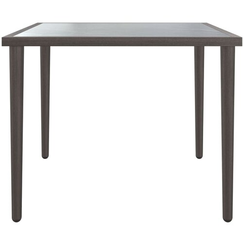  Vrtni stol sivi 48 x 48 x 37 cm čelični Slike
