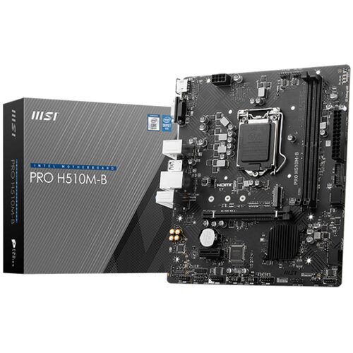 MSI MB PRO H510M-B DDR4, mATX, 10th-Intelsupport, Soc1200, DDR4, PCIe, M.2, HDMI,, VGA,, GLAN Cijene