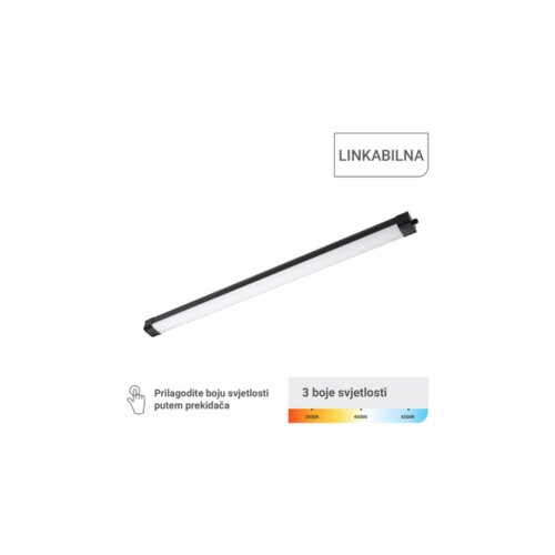  LED vodotijesna svjetiljka Green Tech, linkabilna, 3CCT, 60W, IP65, crna Slike