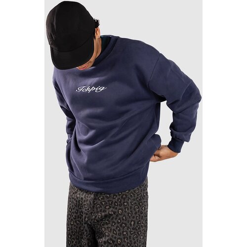 ICHPIG Legacy Script Crew Pulover ink Cene