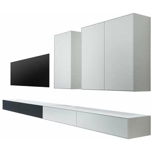 Hammel Furniture crno-bijeli set tv stol i 2 komode edge by hammel - hammel furniture