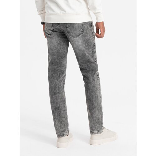 Ombre Men&amp;#039;s denim pants STRAIGHT LEG - gray Slike