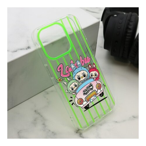  Futrola print party za iphone 15 pro (6.1) zelena lbb004 ( F122396 ) Slike