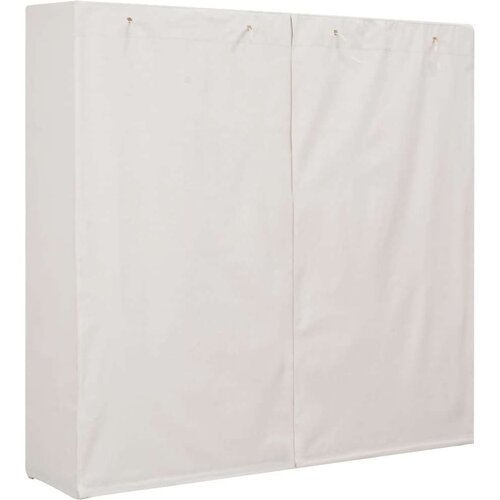 VidaXL Ormar od tkanine bijeli 173 x 40 x 170 cm Slike