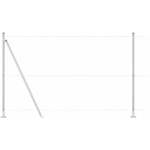 vidaXL Heksagonalna ograda 1,5x10 m Pocinčani čelik, Ograde sa postoljem 7 kom &Oslash;32mm 83,5cm Pocinčani čelik Cijene