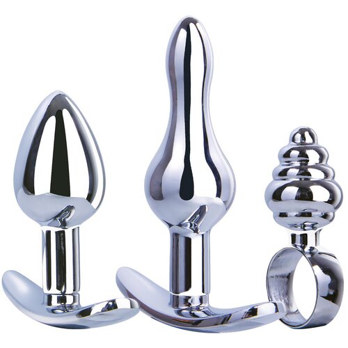 Nmc Hardware Gear 3in1 Metal Butt Plug Set I Cijene