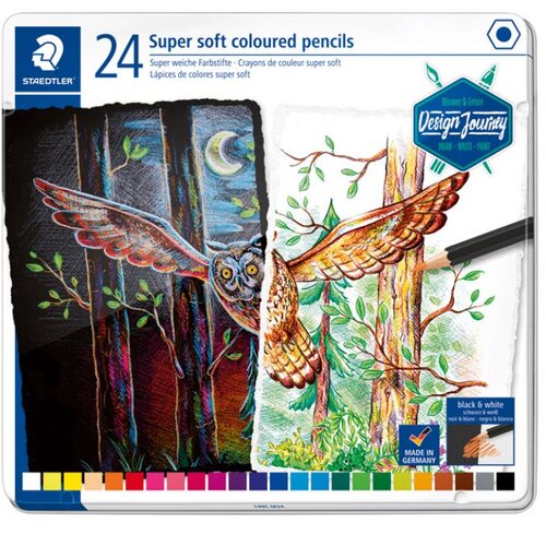  BOJE DRVENE 24BOJE METALNA KUTIJA SUPER SOFT DESIGN JOURNEY STAEDTLER 149C M24 * DO ISTEKA ZALIHA Cene
