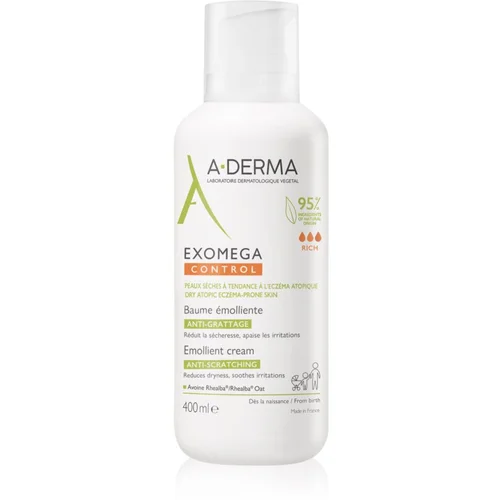 A-derma Exomega Control Rich Emollient Balm balzam za tijelo 400 ml unisex