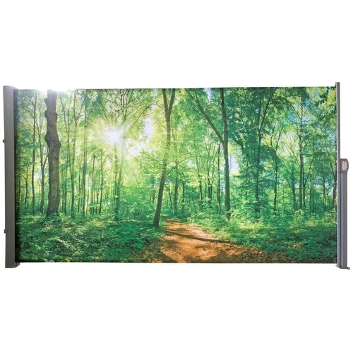 Garden Pleasure Zeleni metalno-tkaninski balkonski paravan 300x160 cm -