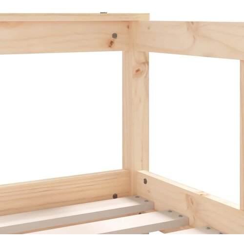  Okvir za dječji krevet 70 x 140 cm od masivne borovine Slike