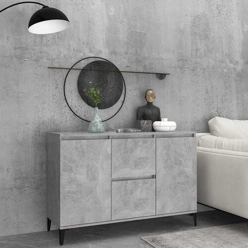  Komoda siva boja betona 102 x 35 x 70 cm od konstruiranog drva Cene