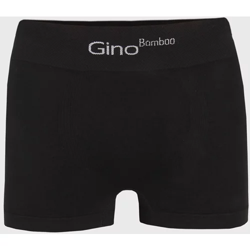 Gino Crne bambusove bokserice s kratkim nogavicama Black