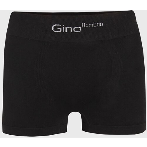 Gino Crne bambusove bokserice s kratkim nogavicama Black Slike