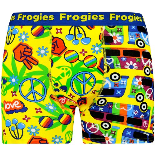 Frogies Muške bokserice Hippie Slike
