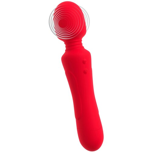 Sweet Smile akumulatorski, vodoodporni paličasti vibrator (rdeč) Slike