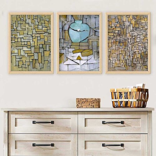 Wallity Set uramljenih slika 3NTC_UN3894486, 3 Dela Cene