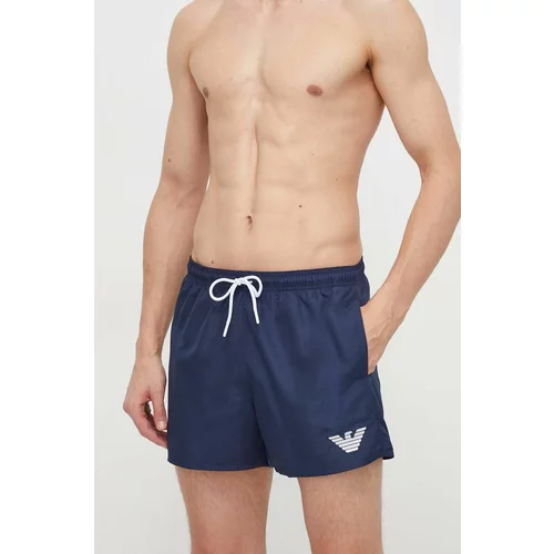 Emporio Armani Underwear Kopalne kratke hlače mornarsko modra barva