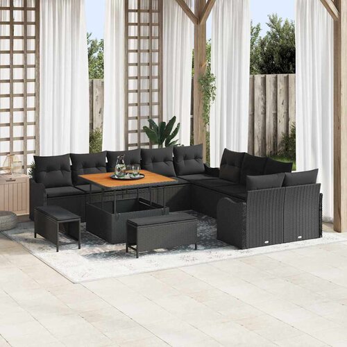  Sjedeća garnitura za vrt 14 kom. 13-Broj sjedala i Krema Slike