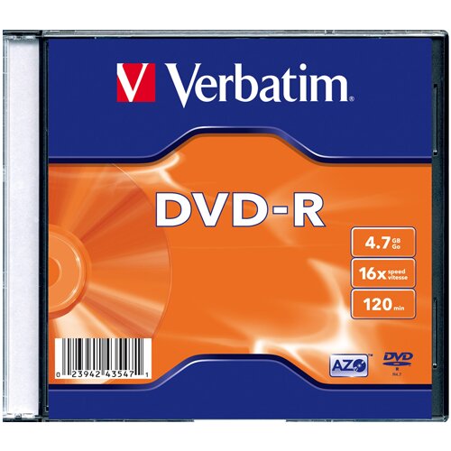 Verbatim Optički disk DVD-R 4.7GB DVD-R 4.7 GB do 16x Cene