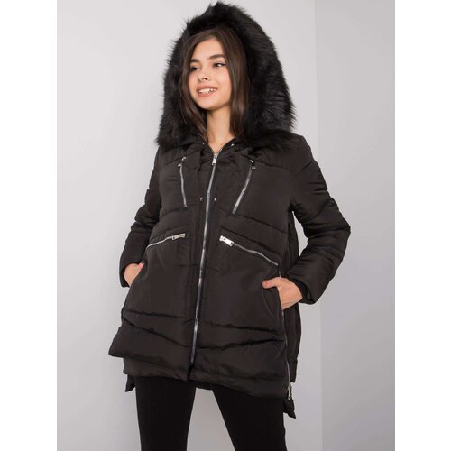 Fashion Hunters Women's black winter jacket with a hood Cijene