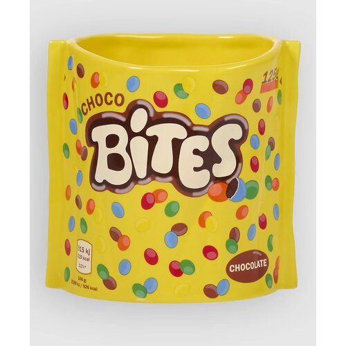 bitten Choco Bites Ceramic Decoration Vase yellow Cene