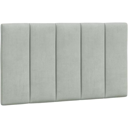 VidaXL Krevet s madracem svjetlosivi 90x190 cm bar&amp;scaron;unasti Slike