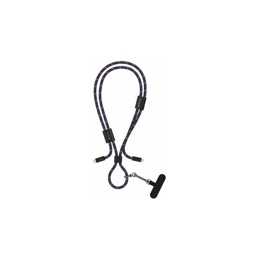 DEVIA Kabl Pro5 adjustable Lanyard Type-C to Type-C Fast 1.6M Tamno plavi Cene