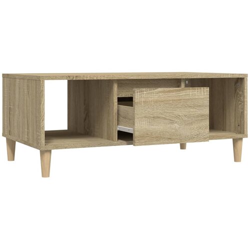  Stolić za kavu boja hrasta 90x50x36,5 cm konstruirano drvo Slike