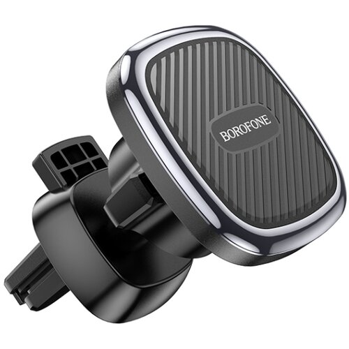  Univerzalni magnetni auto držač nosač za mobitel BOROFONE BH67 Air outlet magnetic car black metal gray Slike