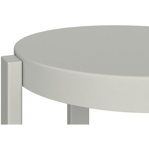 Noo.ma Svijetlo siva željezna barska stolica (visine sjedala 75 cm) Doon &amp;ndash; Slike