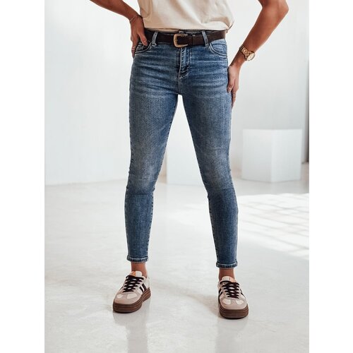 DStreet Spodnie damskie JEANSETTA jeansowe niebieskie Slike
