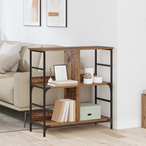 vidaXL Polica Staro drvo 78.5 x 33 x 82 cm Konstruirano drvo Cijene