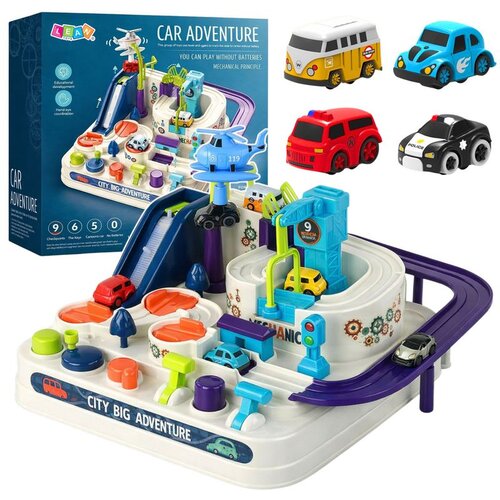  Interaktivno parkiranje s preprekama za djecu, četiri automobila Cene