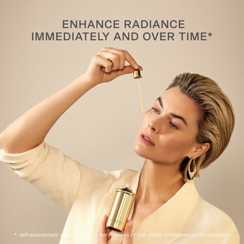 La Prairie Pure Gold Radiance Concentrate revitalizacijski serum za obraz z gladilnim učinkom 30 ml Slike